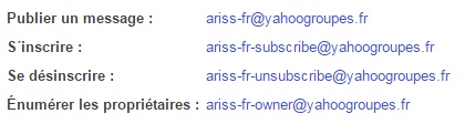 liste ARISS-F